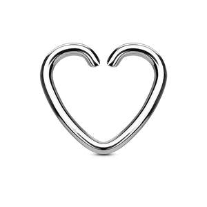 Heart Cut Rings 316L Surgical Steel