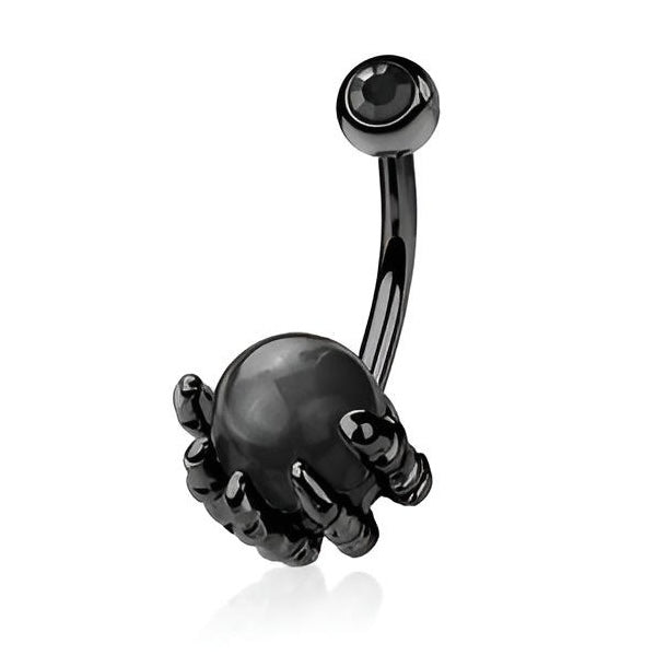 Skull Hand Belly Bar