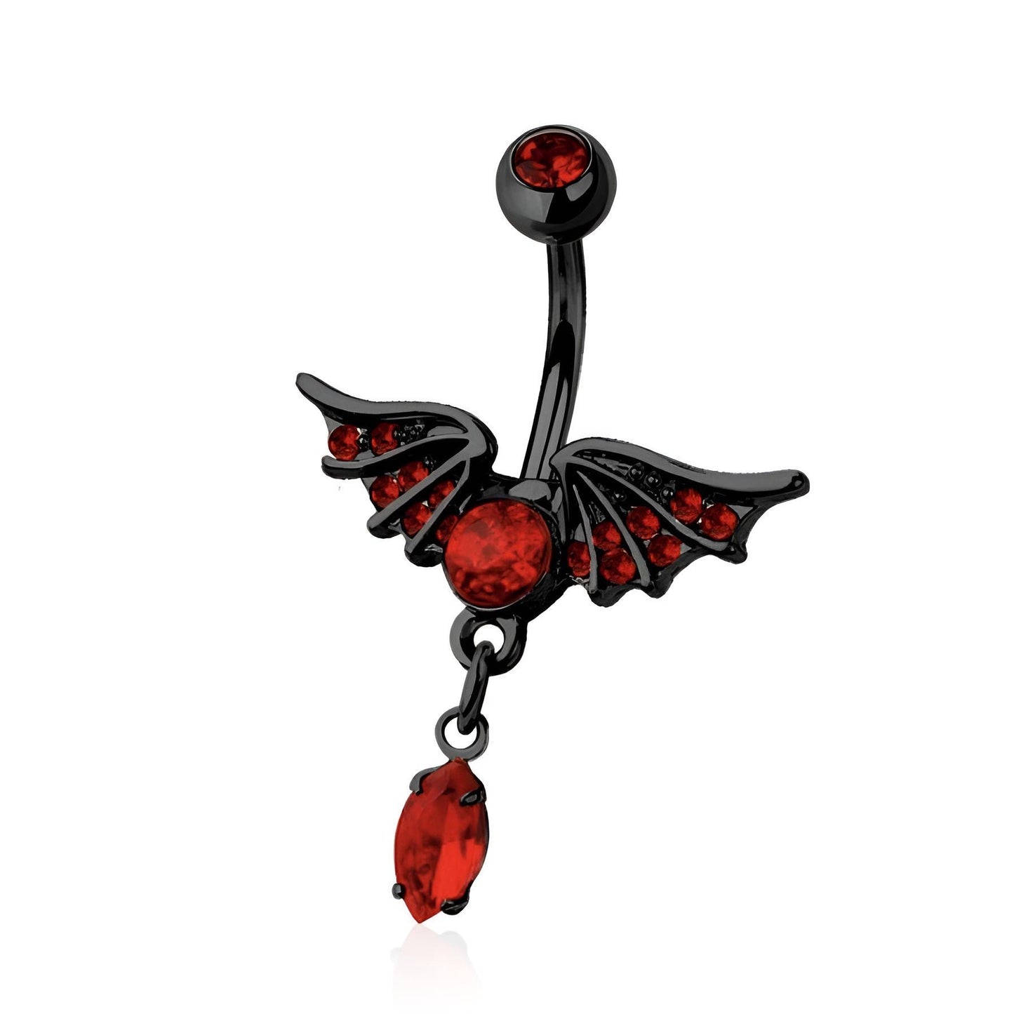 Red Gem Wings Belly Bar