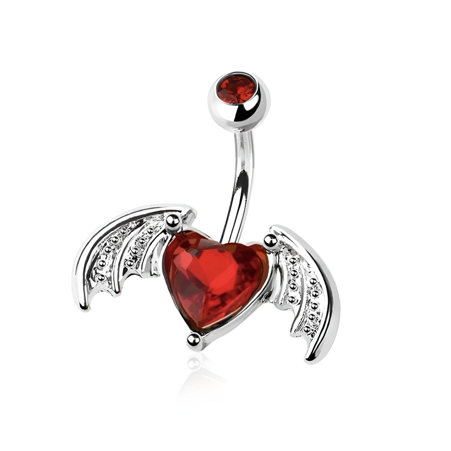 Bat Wing Heart Belly Bar