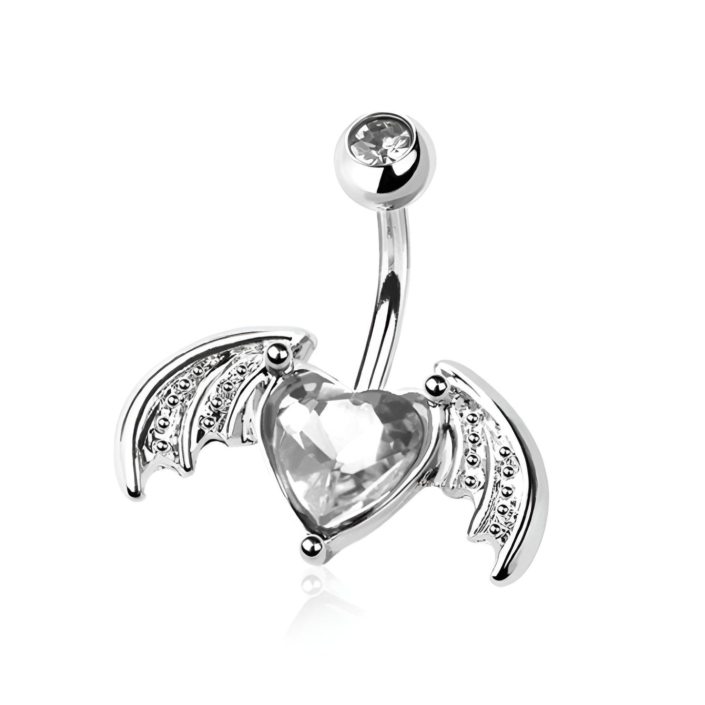 Bat Wing Heart Belly Bar