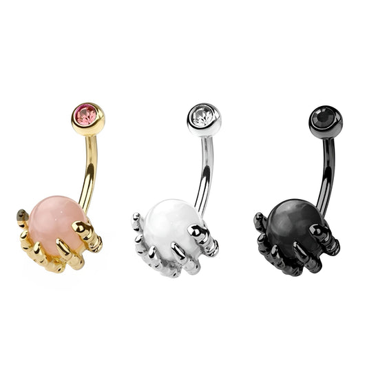 Skull Hand Belly Bar