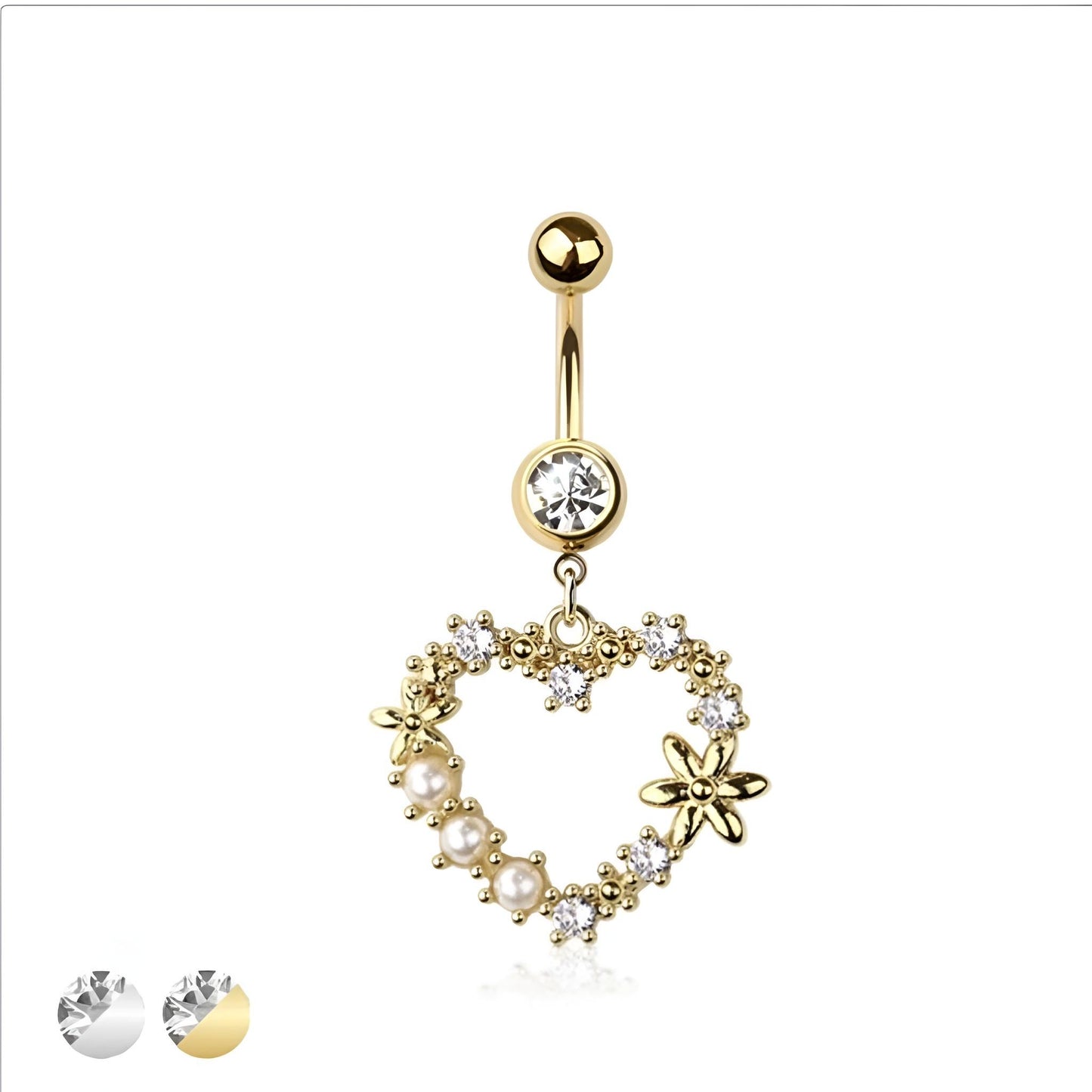 Heart Wreath Belly Bar