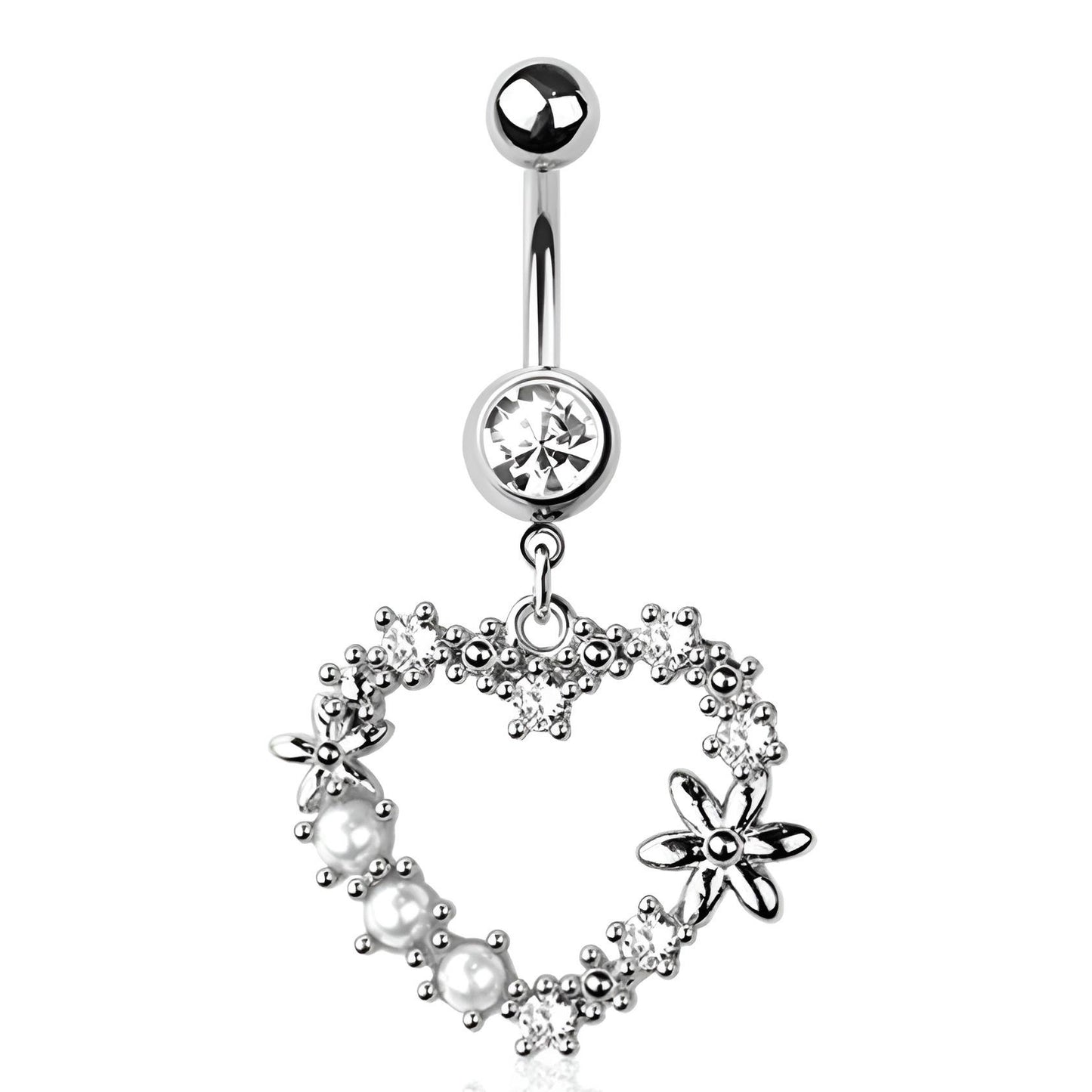 Heart Wreath Belly Bar