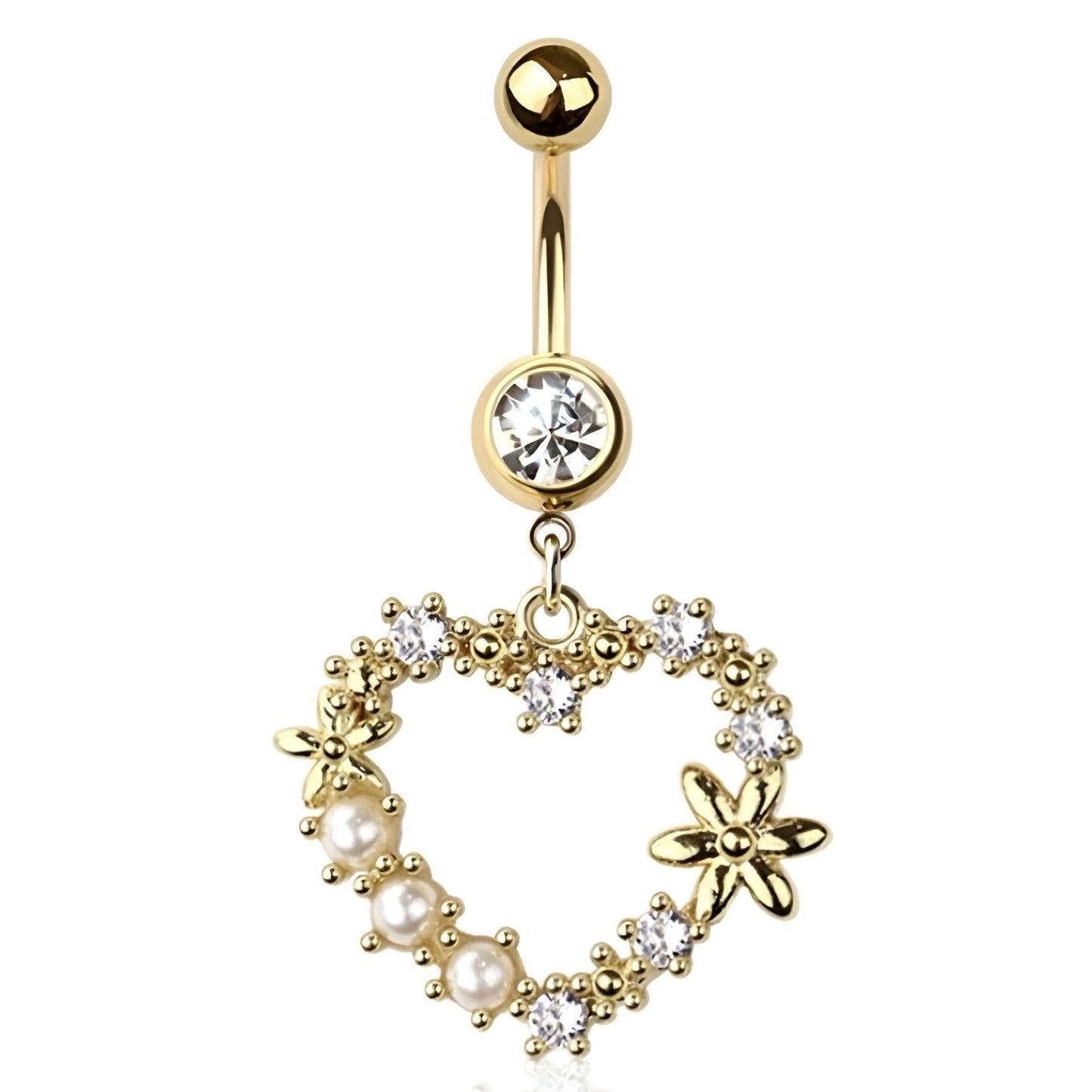 Heart Wreath Belly Bar