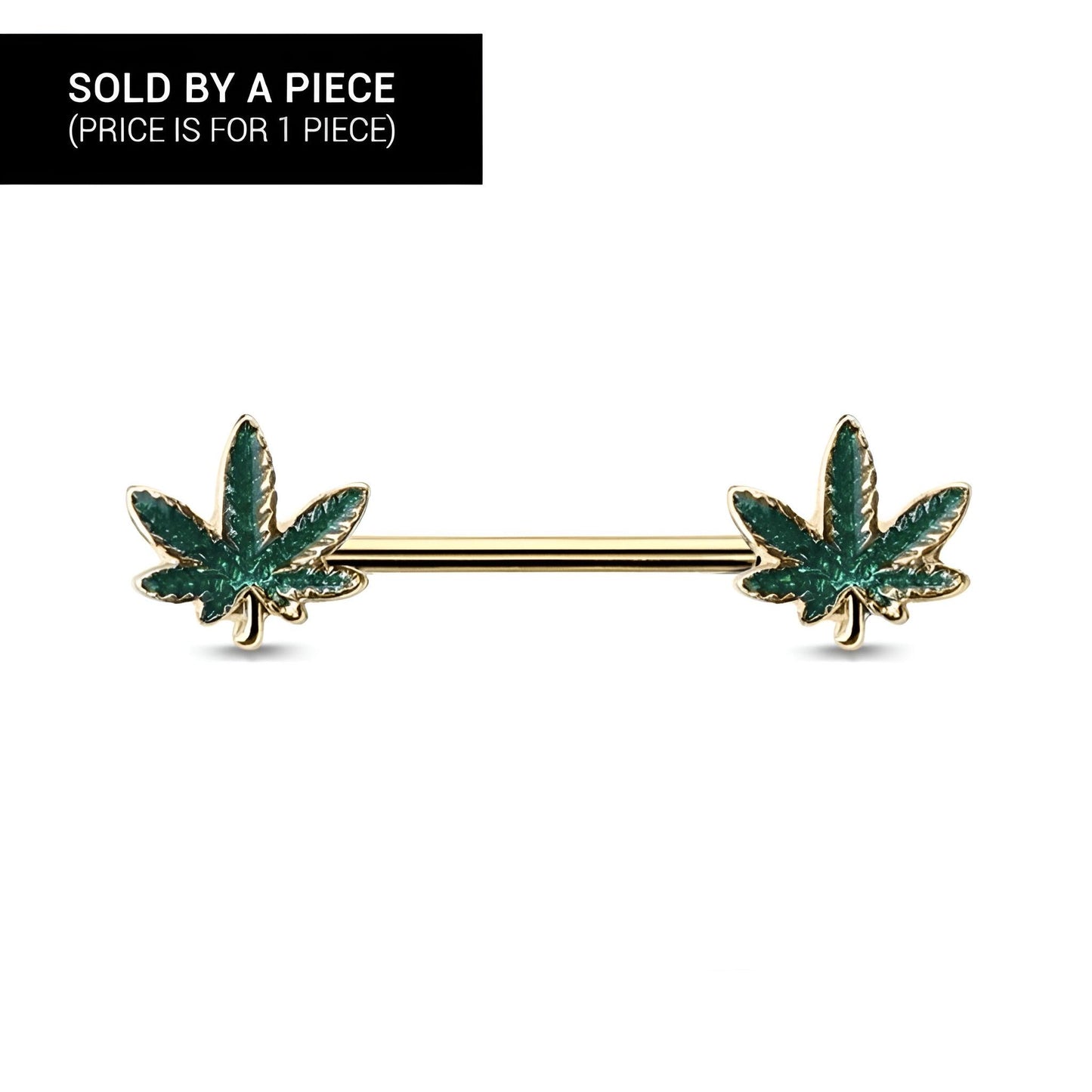 Pot Leaf Nipple Bar