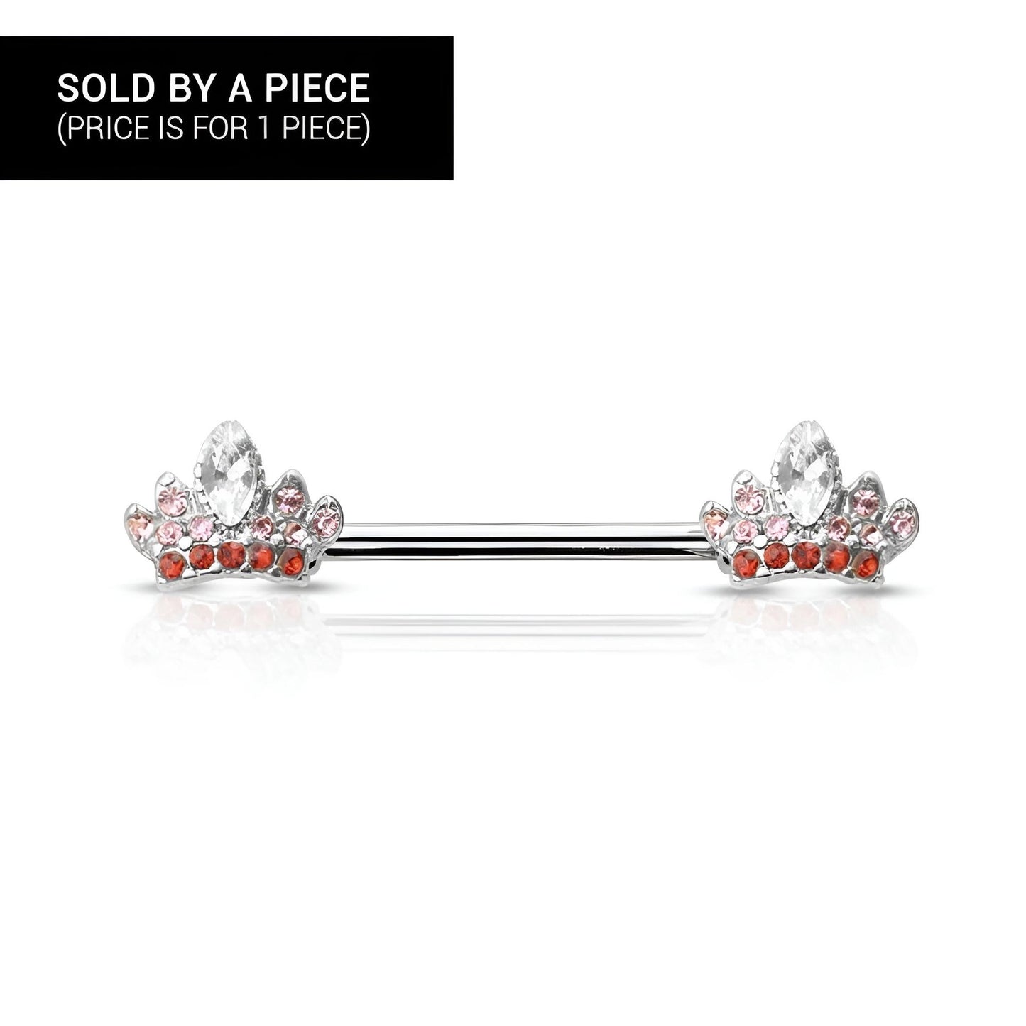 Gem Crown Nipple Bar