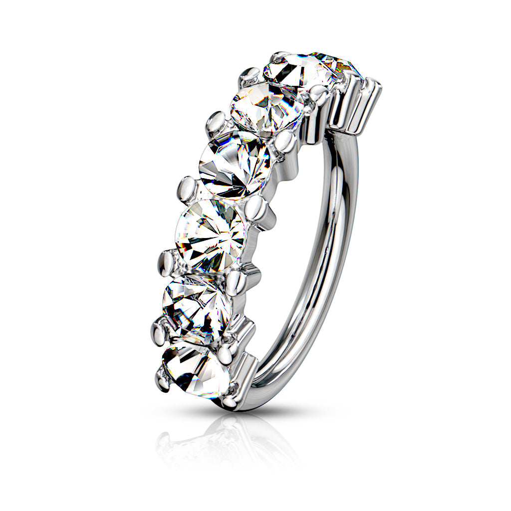 7Gem Crystal Nose Ring