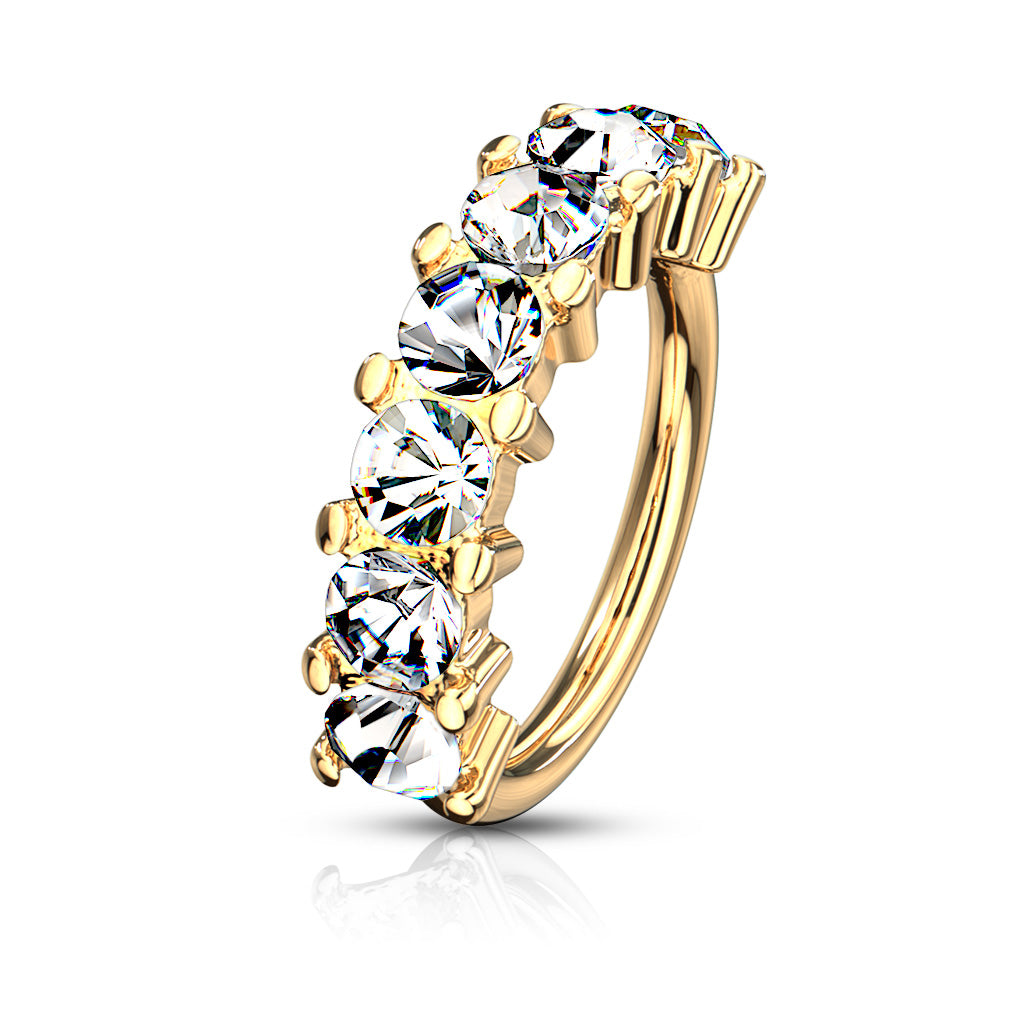 7Gem Crystal Nose Ring