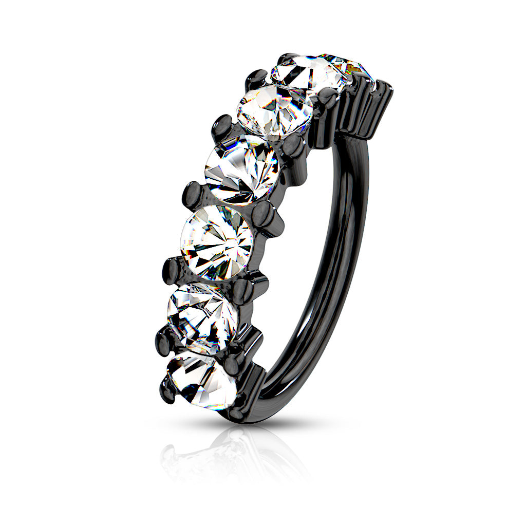 7Gem Crystal Nose Ring