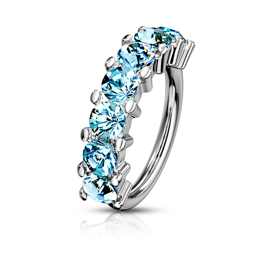 7Gem Crystal Nose Ring