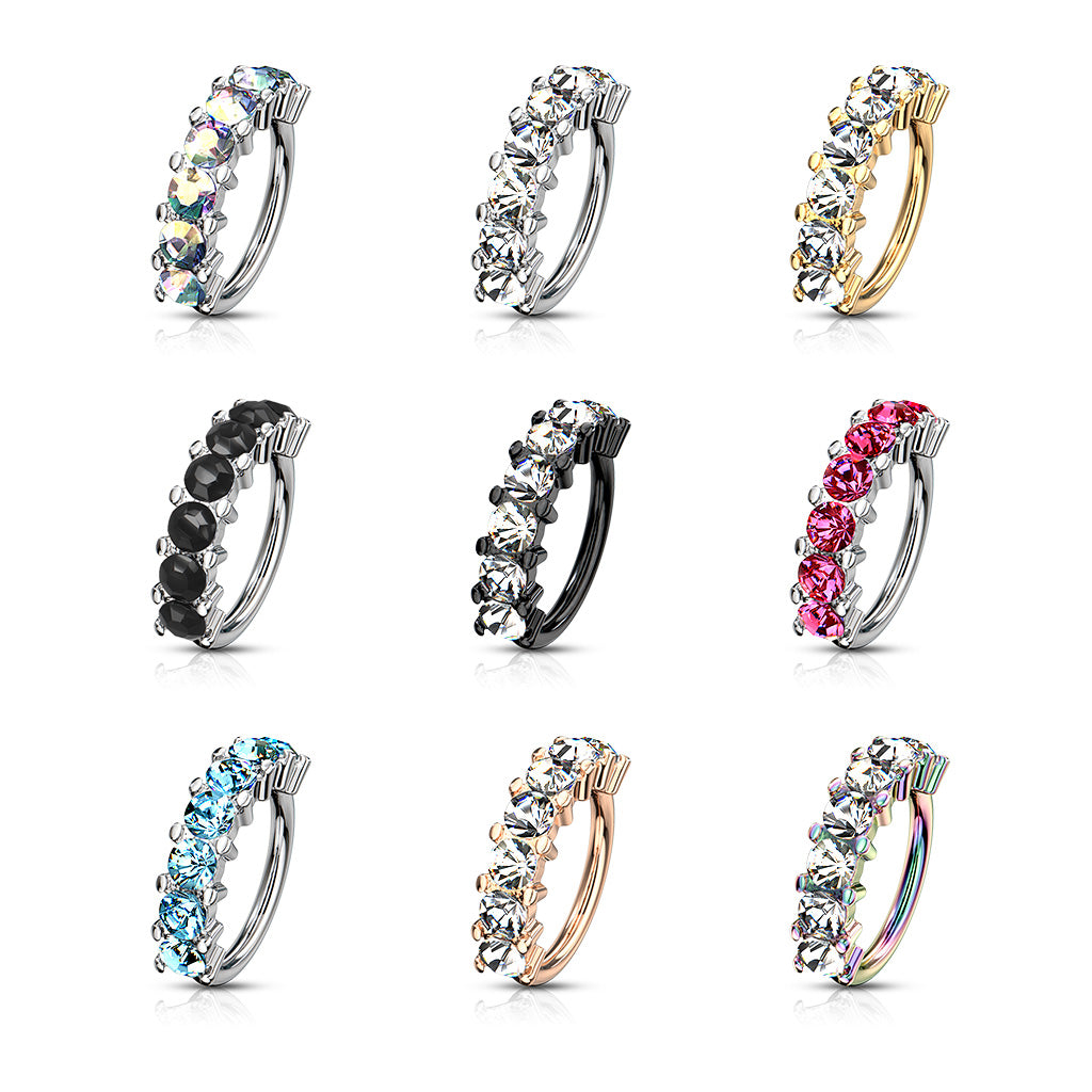 7Gem Crystal Nose Ring