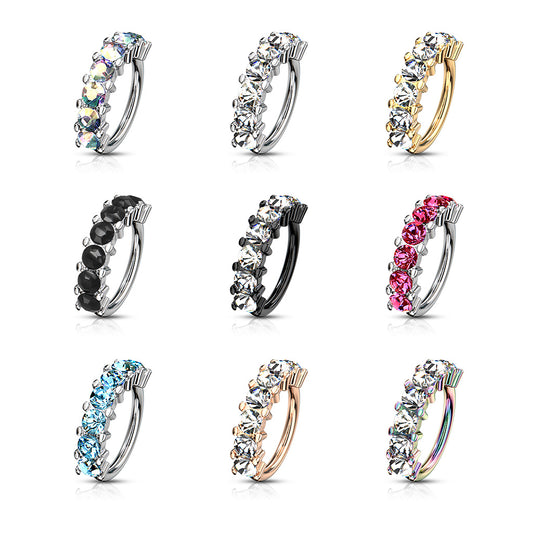 7Gem Crystal Nose Ring