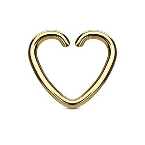 Heart Cut Rings 316L Surgical Steel