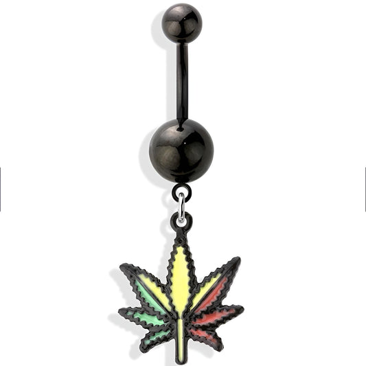 Pot Leaf Black Belly Bar