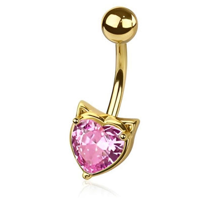 Cat Heart Belly Bar