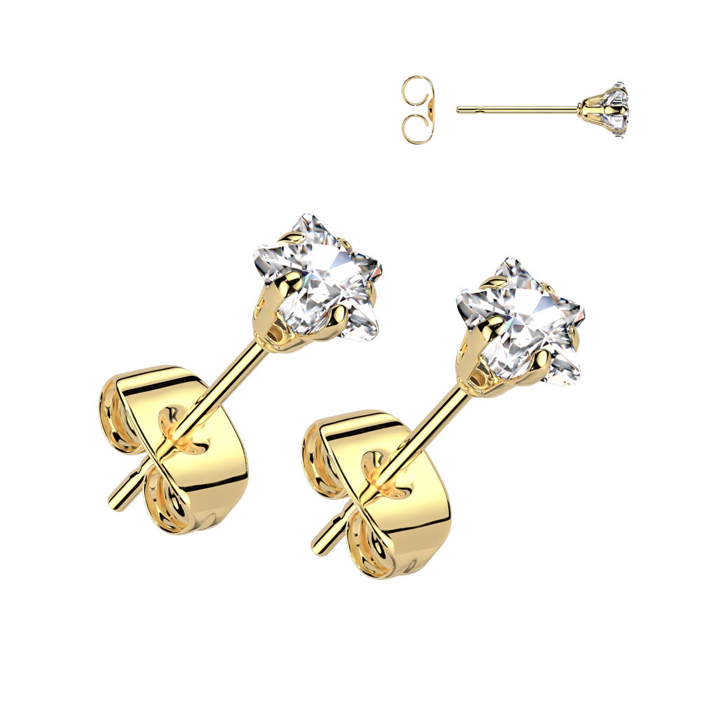 Star Earring Studs