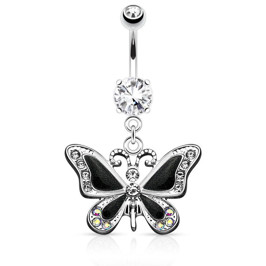 Butterfly Dangle With CZ