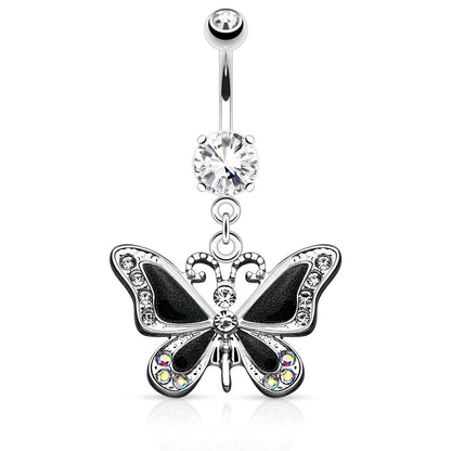 Butterfly Dangle With CZ