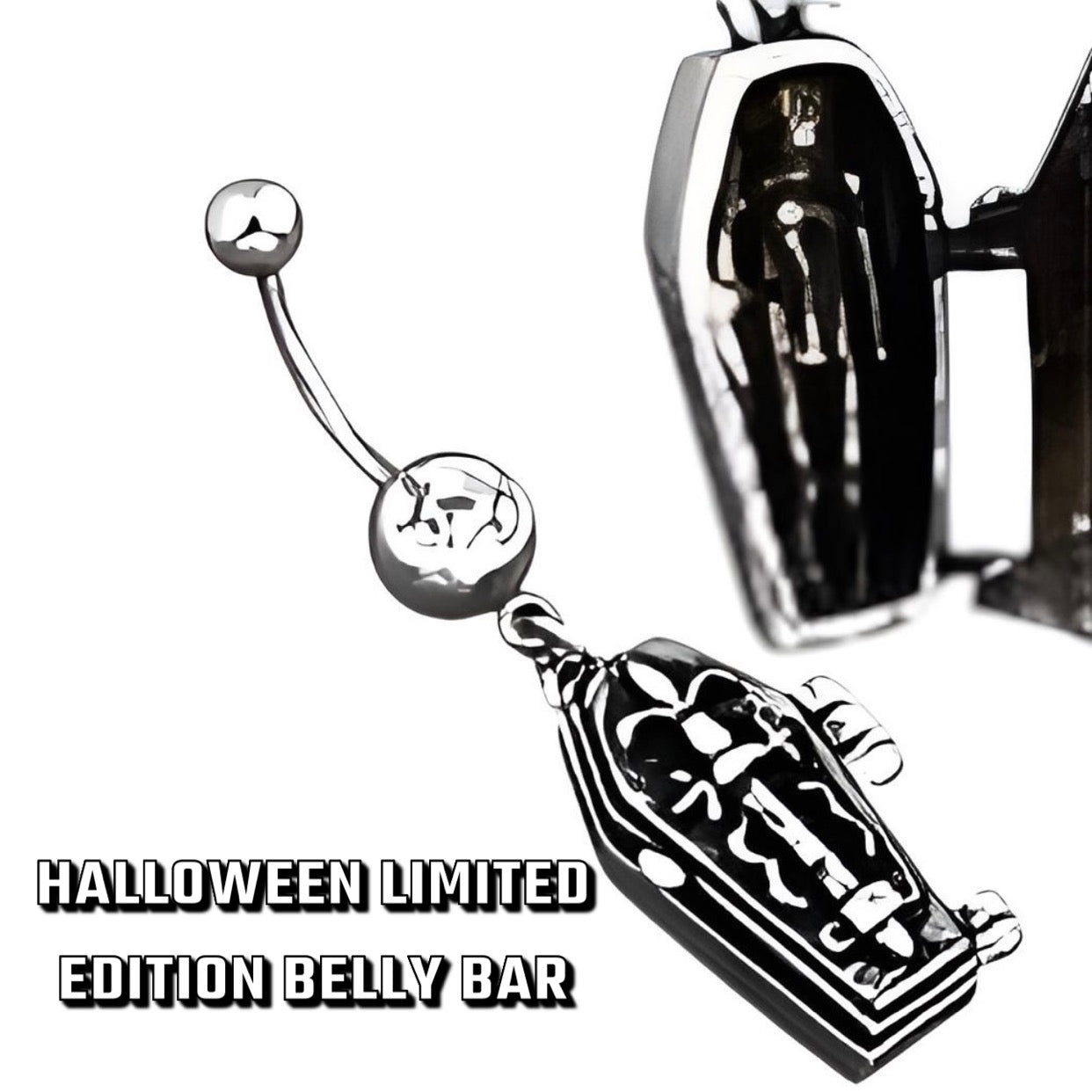 Coffin Dangling Belly Bar