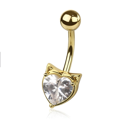 Cat Heart Belly Bar