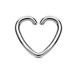 Heart Cut Rings 316L Surgical Steel