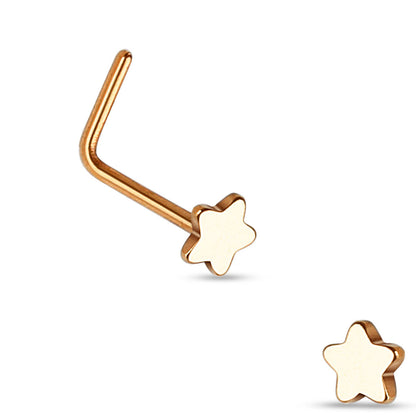 Star Shaped Nose Studs