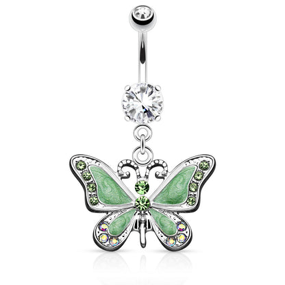Butterfly Dangle With CZ