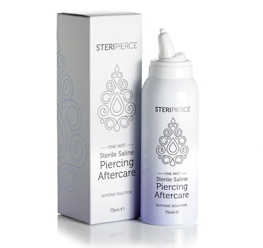 SteriPierce Fine Mist Sterile Saline Piercing
Aftercare - 75ml