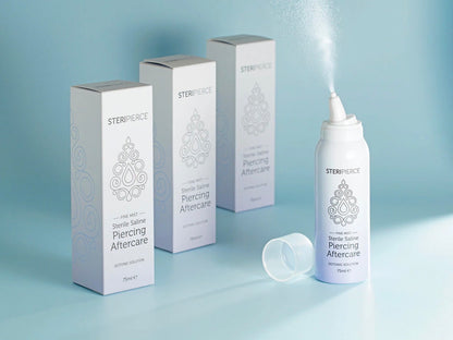 SteriPierce Fine Mist Sterile Saline Piercing
Aftercare - 75ml