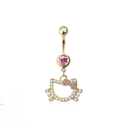 Multi Cz Cat Belly Bar