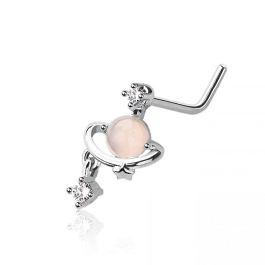 Planet Cz Nose Stud
