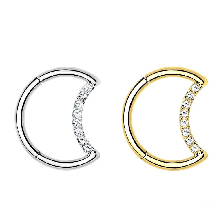 Crescent Daith Ring