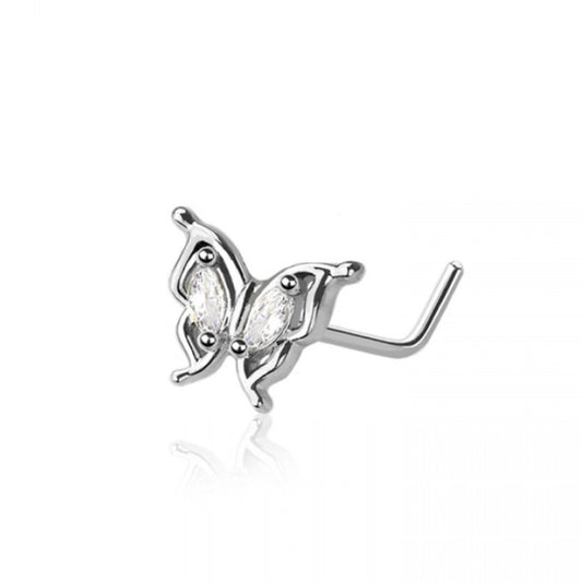 Butterfly Nose Stud