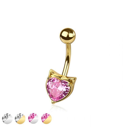 Cat Heart Belly Bar