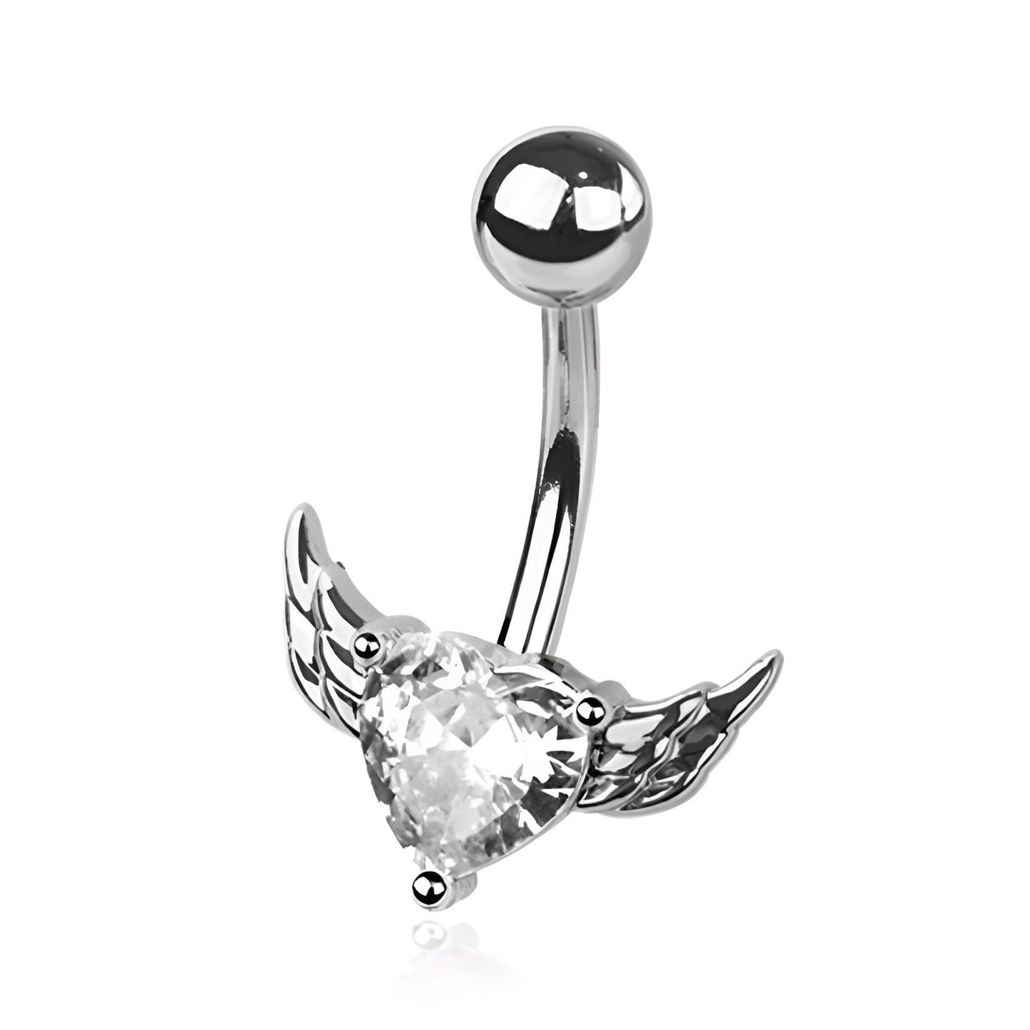 Heart Wing Belly Bar