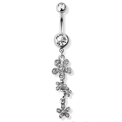 Gem Paved Daisy Belly Bar