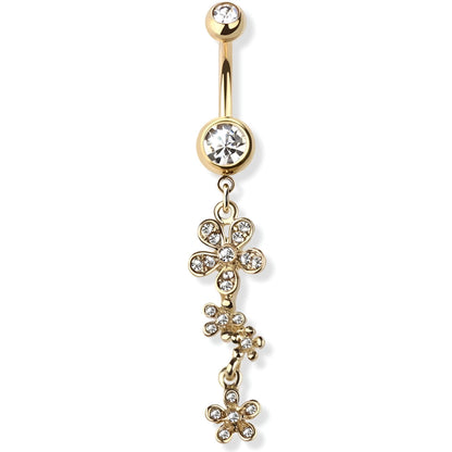 Gem Paved Daisy Belly Bar