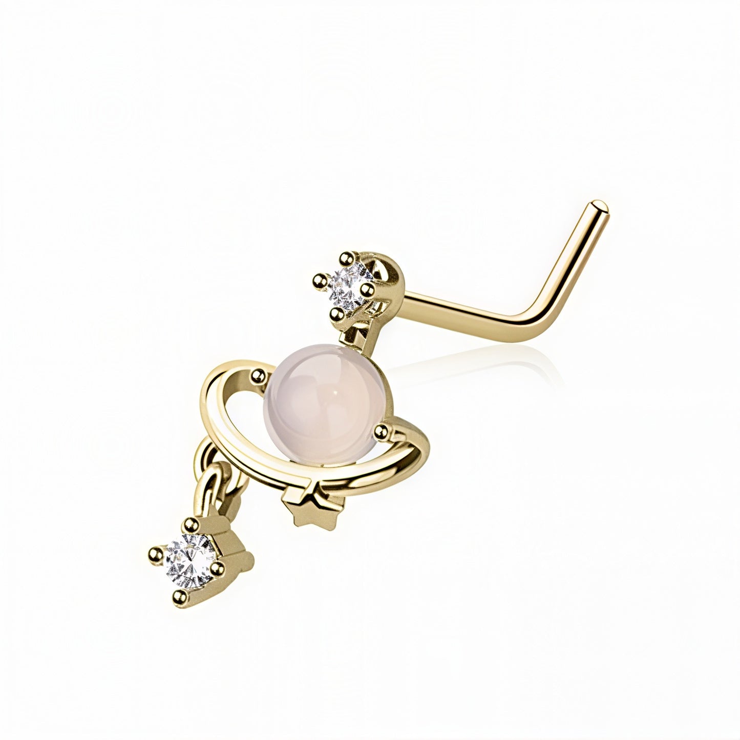 Planet Cz Nose Stud