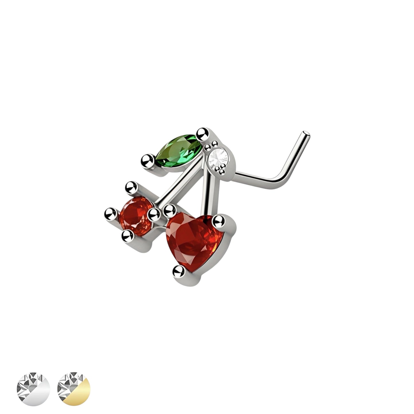 Cherry Nose Stud