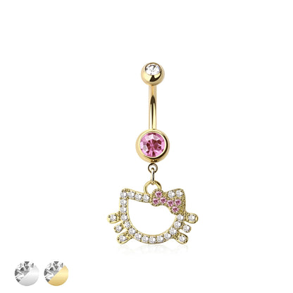 Multi Cz Cat Belly Bar
