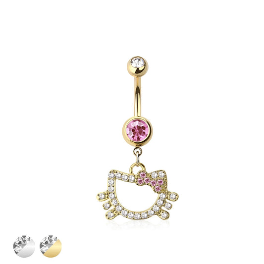 Multi Cz Cat Belly Bar