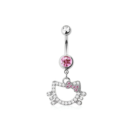 Multi Cz Cat Belly Bar