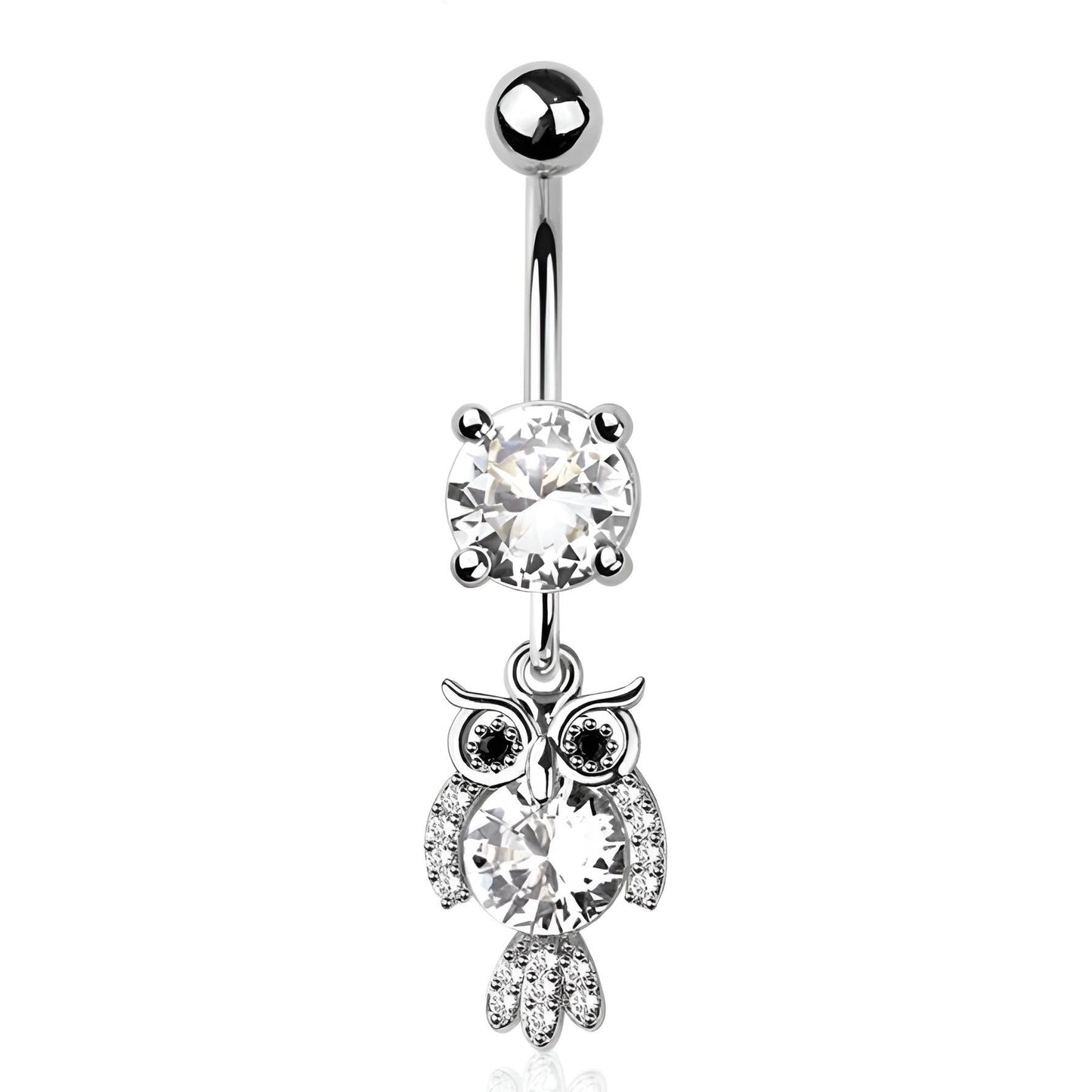 Owl Cz Belly Bar