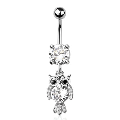 Owl Cz Belly Bar