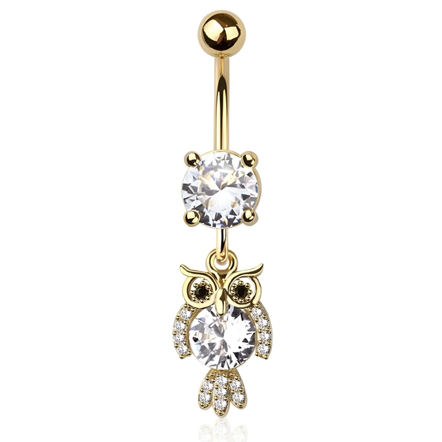 Owl Cz Belly Bar