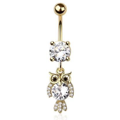 Owl Cz Belly Bar