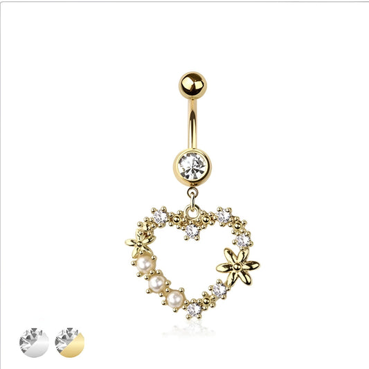 Heart Wreath Belly Bar