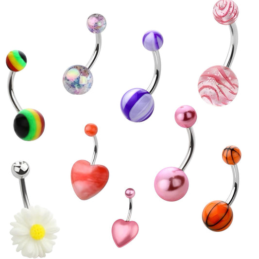 5 pcs of Assorted Belly Bar