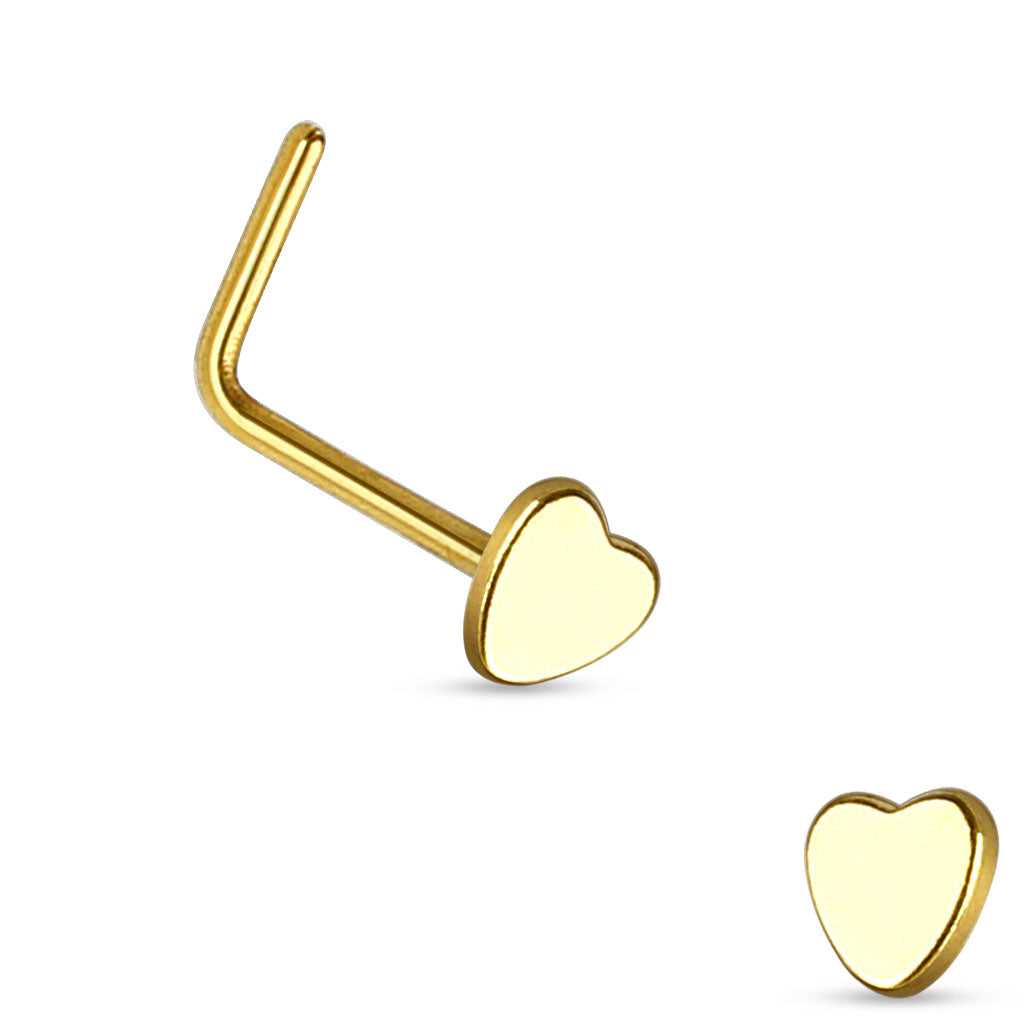 Heart Nose Stud